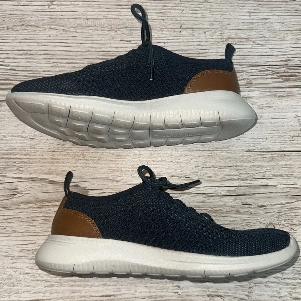 Johnston & Murphy Amherst Knit Navy Comfort Dress Sneakers Boys Size 3M